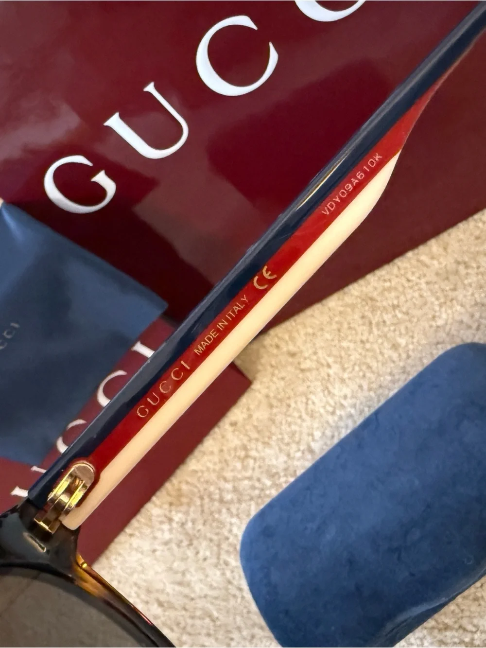 Gucci GG0416SK Sunglasses Brown Frame Brown Gradient Lens 145mm
